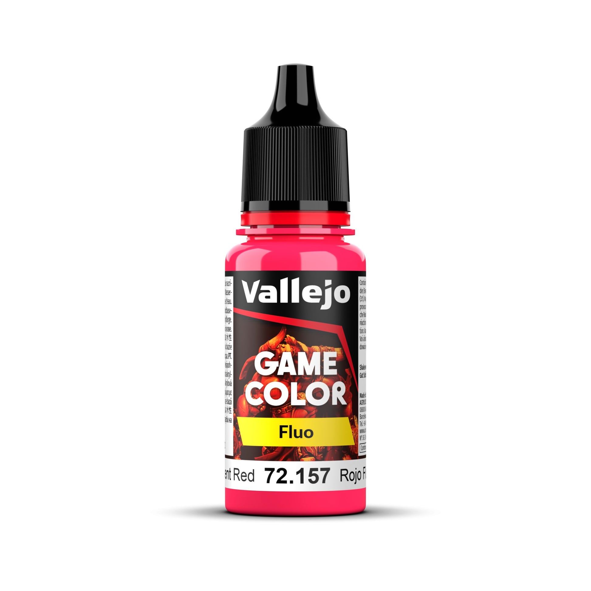 Vallejo Game Colour Fluorescent Red 18ml - Good Games