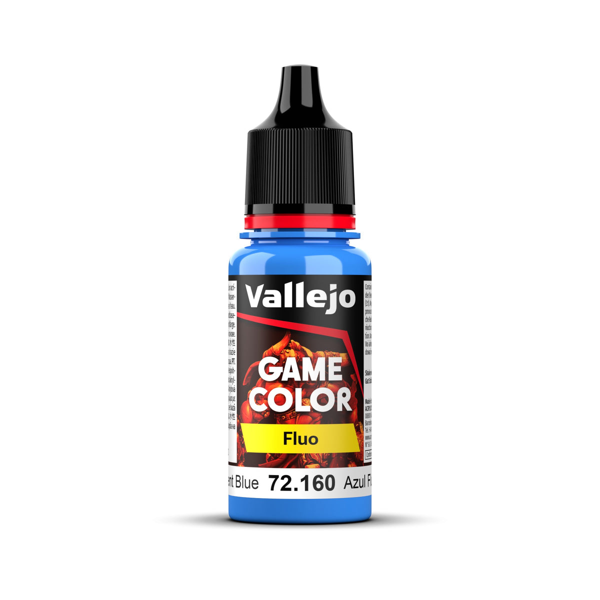 Vallejo Game Colour Fluorescent Blue 18ml - Good Games
