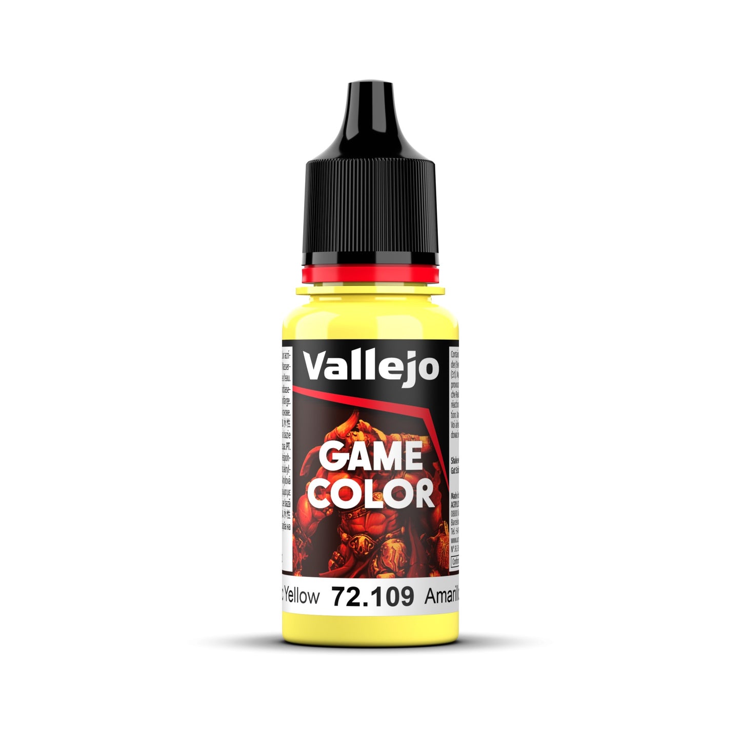 Vallejo Game Colour Toxic Yellow 18ml - Good Games