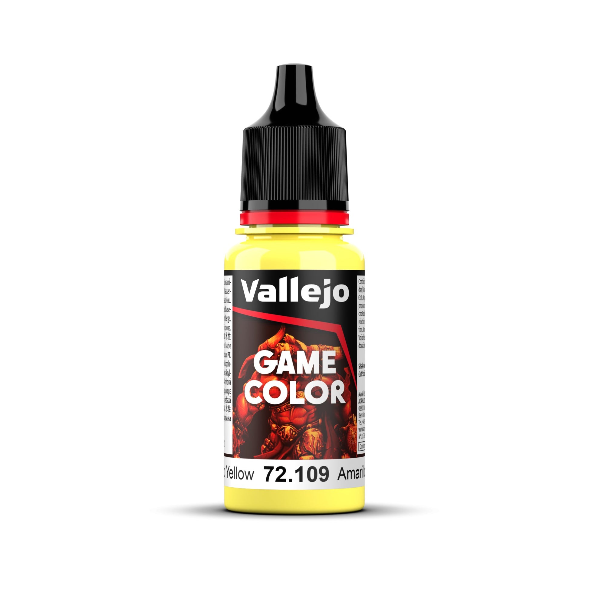 Vallejo Game Colour Toxic Yellow 18ml - Good Games
