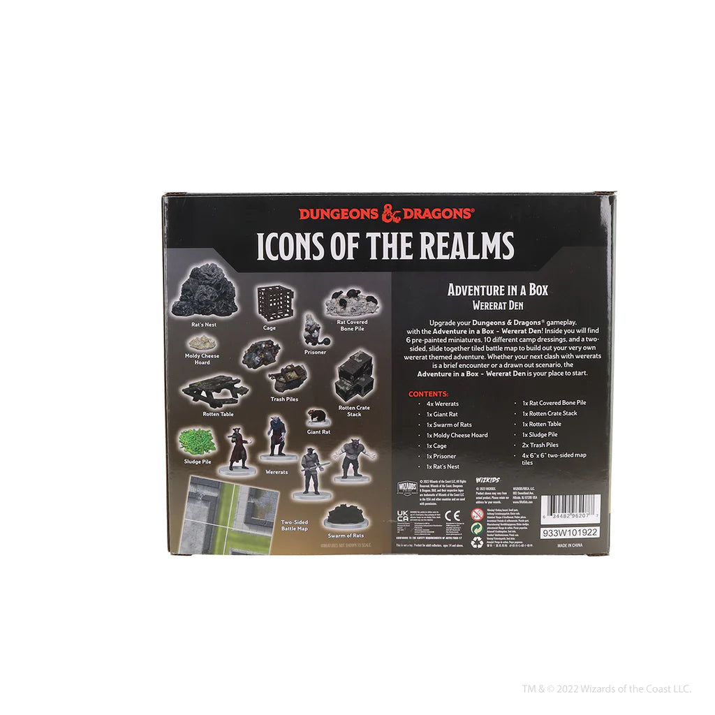 Dungeons & Dragons Icons of the Realms Adventure in a Box Wererat Den - Good Games