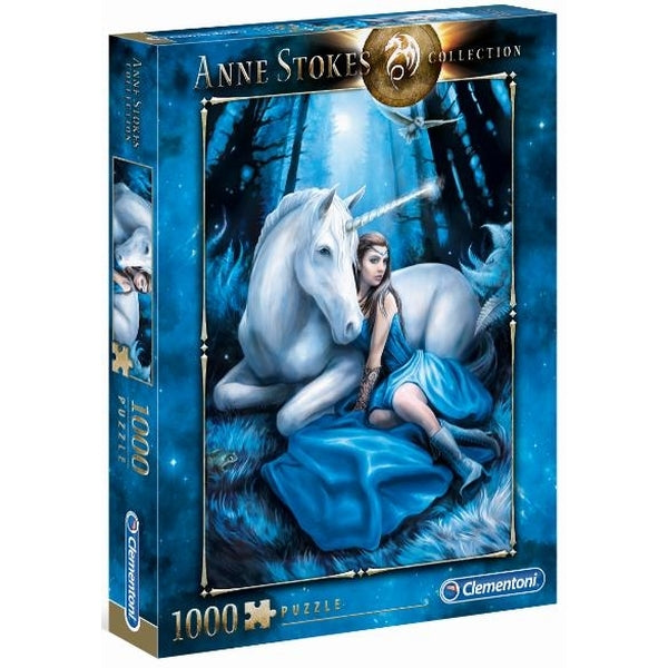 Clementoni - Anne Stokes - Blue Moon 1000 Piece Jigsaw - Good Games