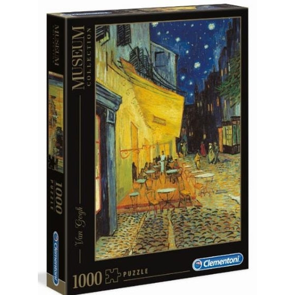 Clementoni - Museum Collection - Van Gogh - Cafe Terrace at Night 1000 Piece Jigsaw - Good Games