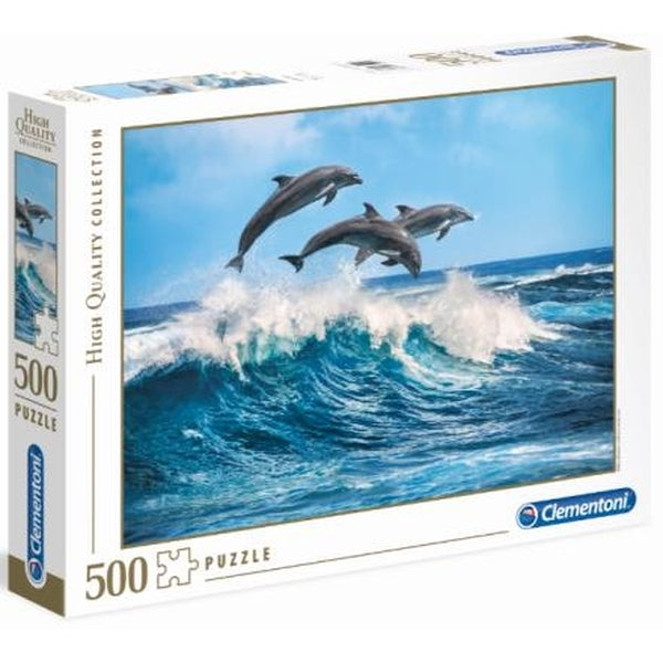 Clementoni - Dolphins 500 Piece Jigsaw