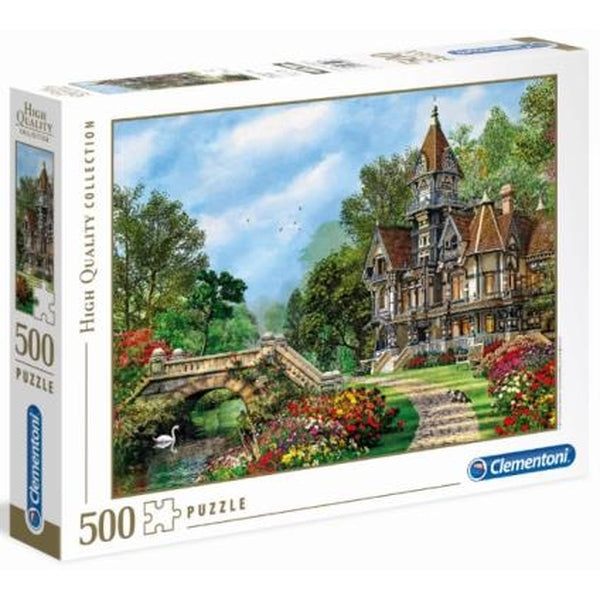 Clementoni - Old Waterway Cottage 500 Piece Jigsaw