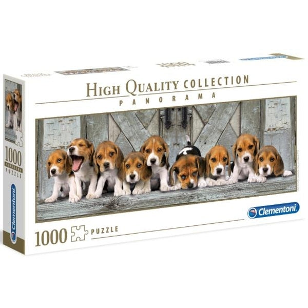 Clementoni - Panorama - Beagles 1000 Piece Jigsaw - Good Games