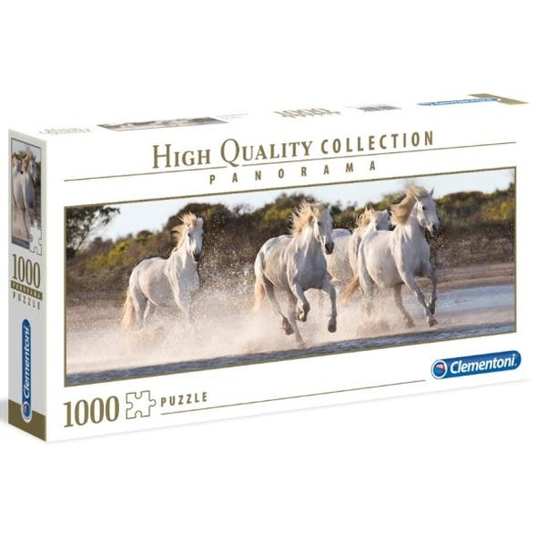 Clementoni - Panorama - Running Horses 1000 Piece Jigsaw - Good Games
