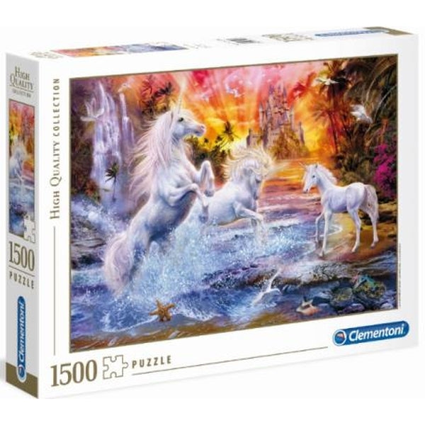 Clementoni - Wild Unicorns 1500 Piece Jigsaw - Good Games