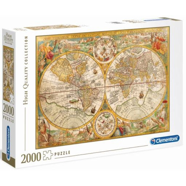 Clementoni - Ancient Map 2000 Piece Jigsaw - Good Games