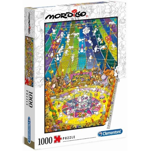 Clementoni - Mordillo - The Show 1000 Piece Jigsaw - Good Games