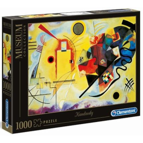 Clementoni - Museum Collection - Kandinsky - Yellow-Red-Blue 1000 Piece Jigsaw - Good Games