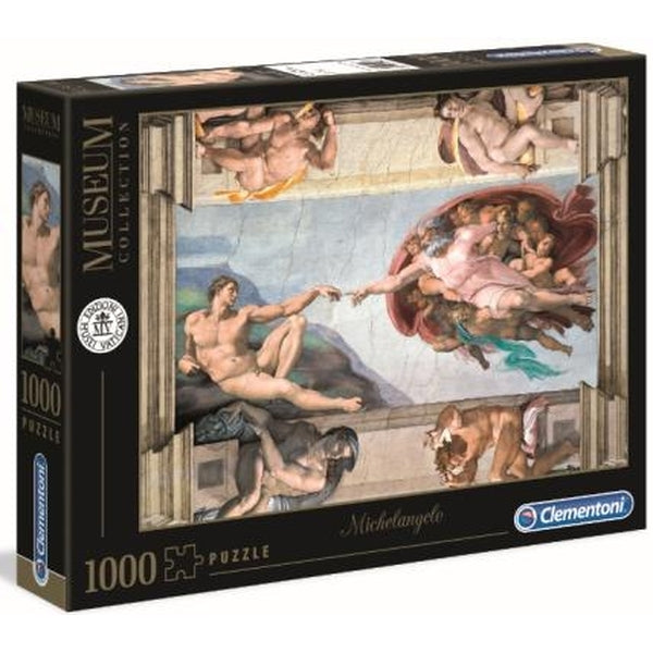 Clementoni - Museum Collection - Michelangelo - The Creation of Man 1000 Piece Jigsaw - Good Games