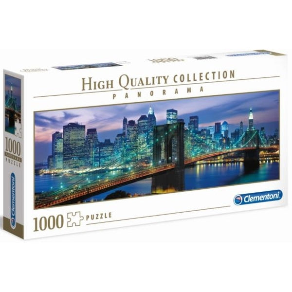 Clementoni - Panorama - New York Brooklyn Bridge 1000 Piece Jigsaw - Good Games