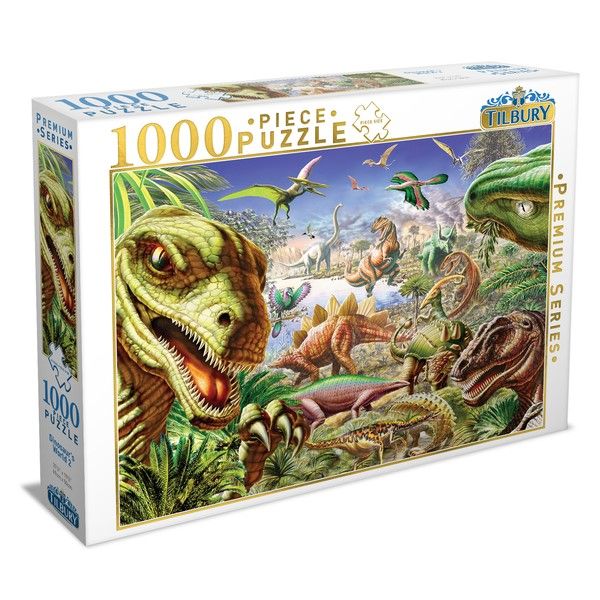 Tilbury - Dinosaurâ??s World 2 Puzzle 1000 Piece Jigsaw - Good Games