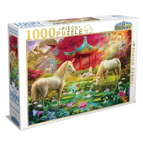 Tilbury - Japan Unicorns Puzzle 1000 Piece Jigsaw - Good Games