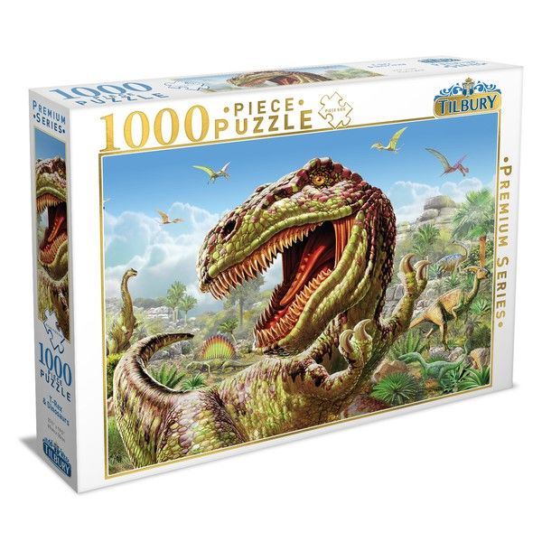 Tilbury - T-Rex & Dinosaurs Puzzle 1000 Piece Jigsaw - Good Games
