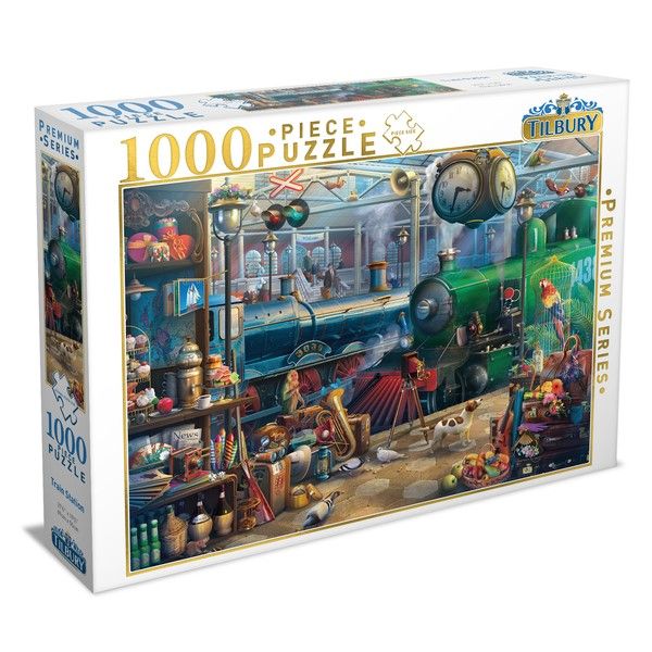 Tilbury - Train Station Puzzle 1000 Piece Jigsaw - Good Games