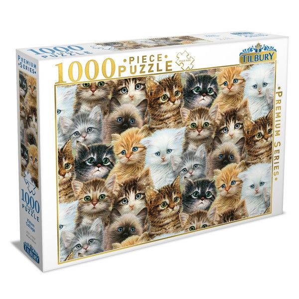 Tilbury - Kitten Collage Puzzle 1000 Piece Jigsaw - Good Games