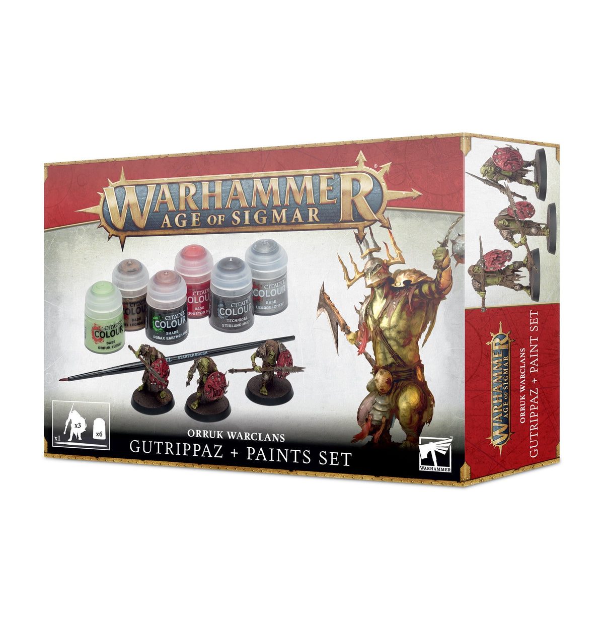Warhammer Age of Sigmar - Orruks + Paint Set (60-09)