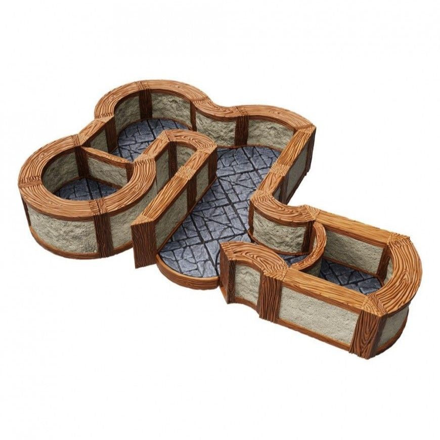 WarLock Tiles Expansion Pack - 1 inch Town &amp; Village Angles &amp; Curves