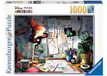 Ravensburger - Disney Pixar Artist Table - 1000 Piece Jigsaw - Good Games