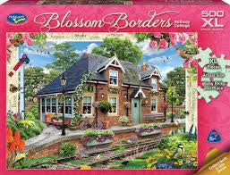 Holdson - Blossom Borders Railway Cottage 500 Piece Jigsaw - Good Games