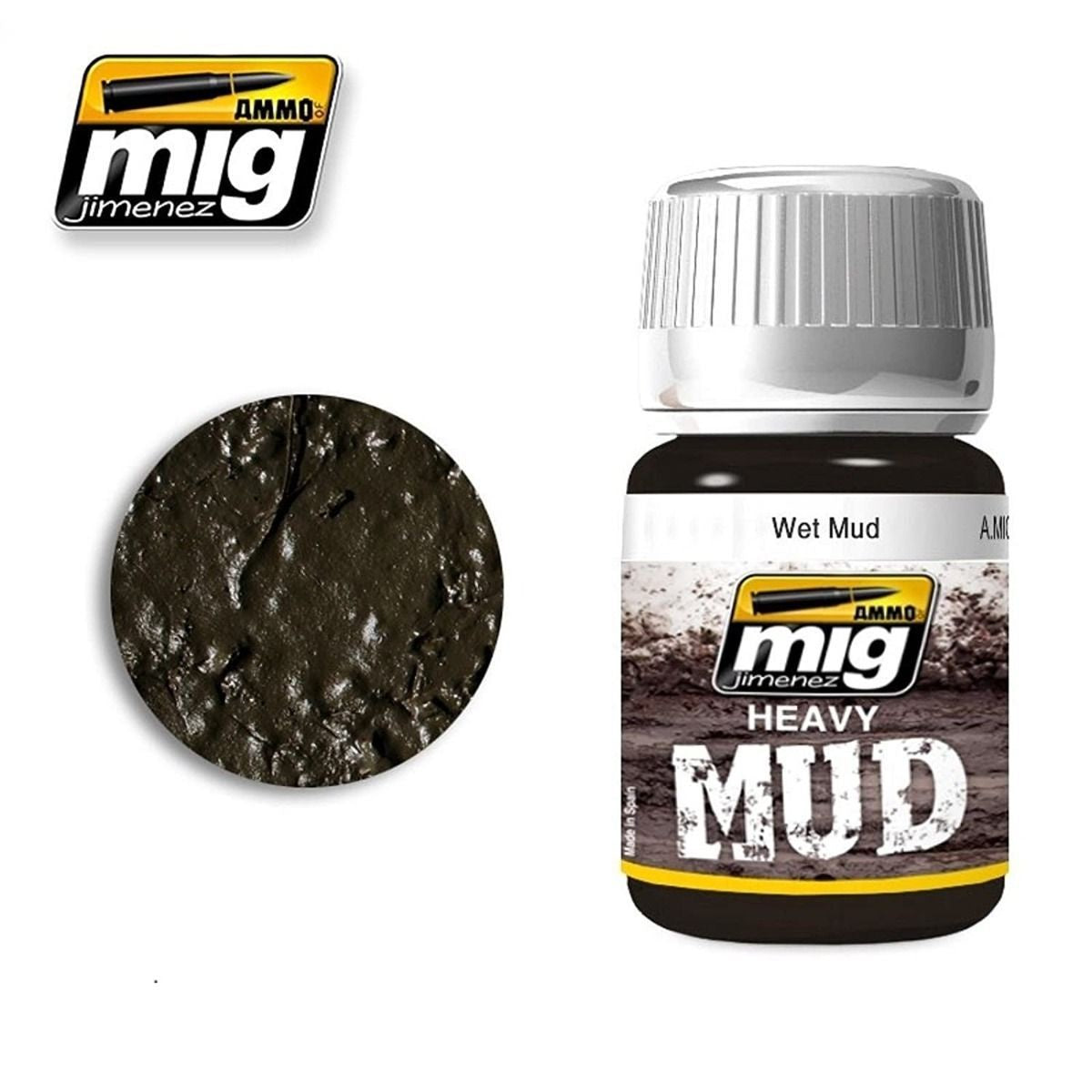 Ammo by MIG Enamel Textures Wet Mud 35ml - Good Games