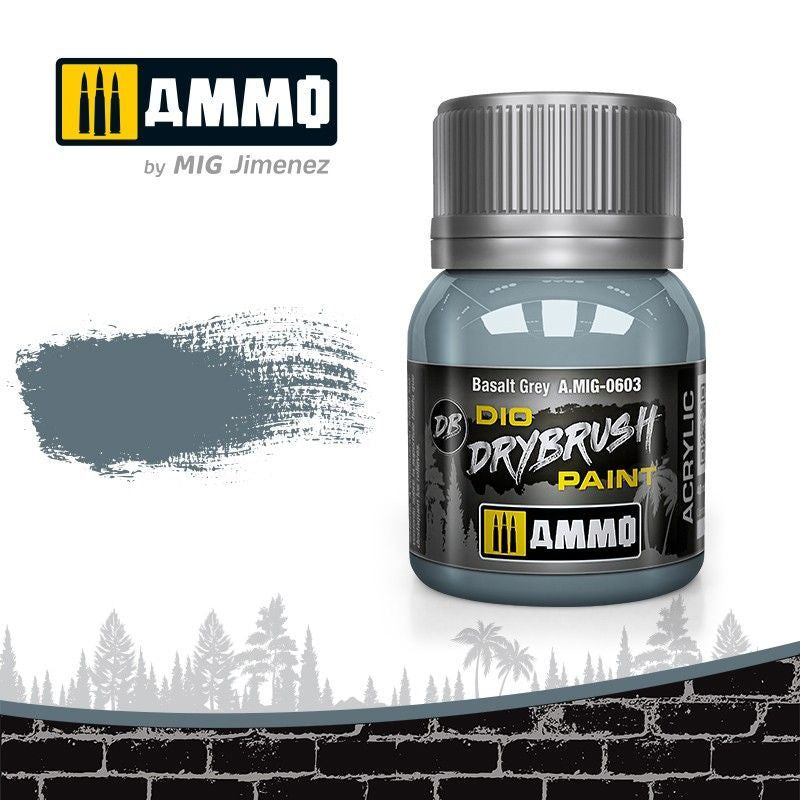 Ammo by MIG Drybrush Basalt Grey - Good Games