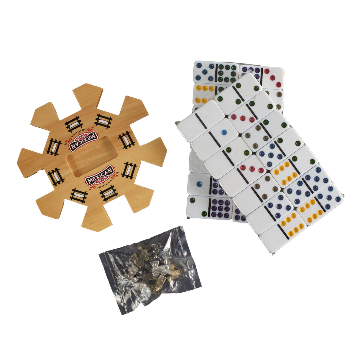 University Games Mexican Train Dominoes