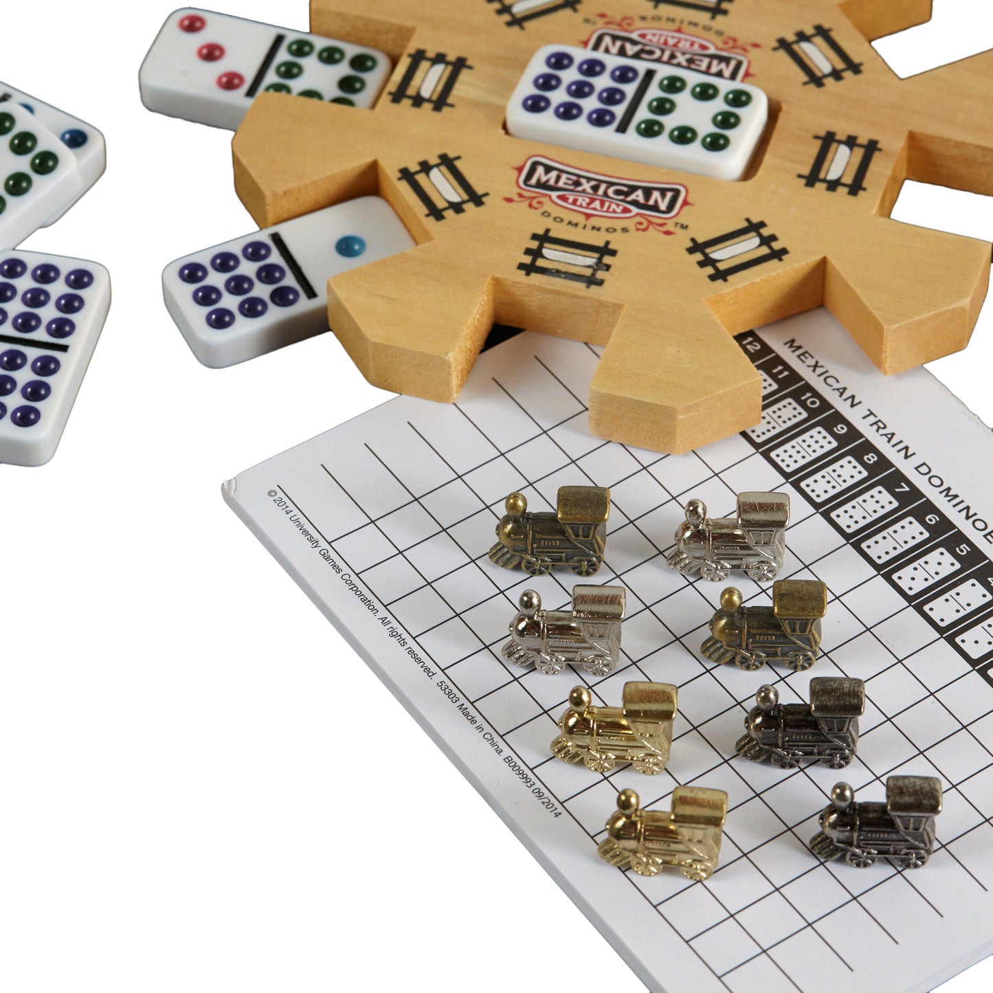 University Games Mexican Train Dominoes - Good Games