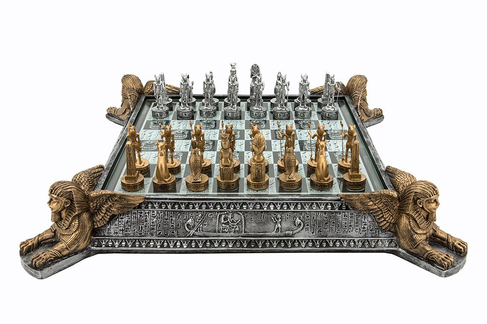Dal Rossi Ornate Egyptian Chess Set - Good Games