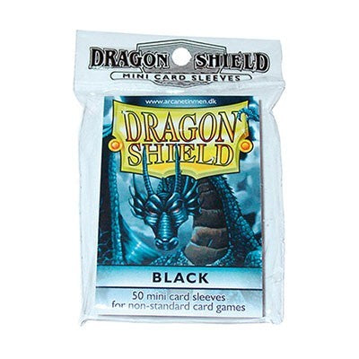 Dragon Shield - Black- Japanese Sleeves (50) - Good Games
