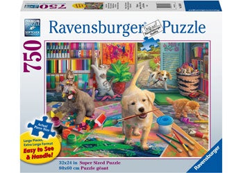 Ravensburger - Cute Crafters 750 Piece Large Format Jigsaw - Good Games