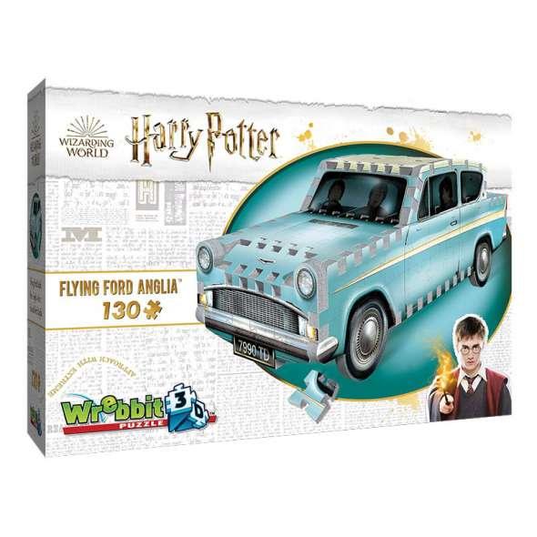 Wrebbit - Flying Ford Anglia 130 Piece 3D Jigsaw - Good Games