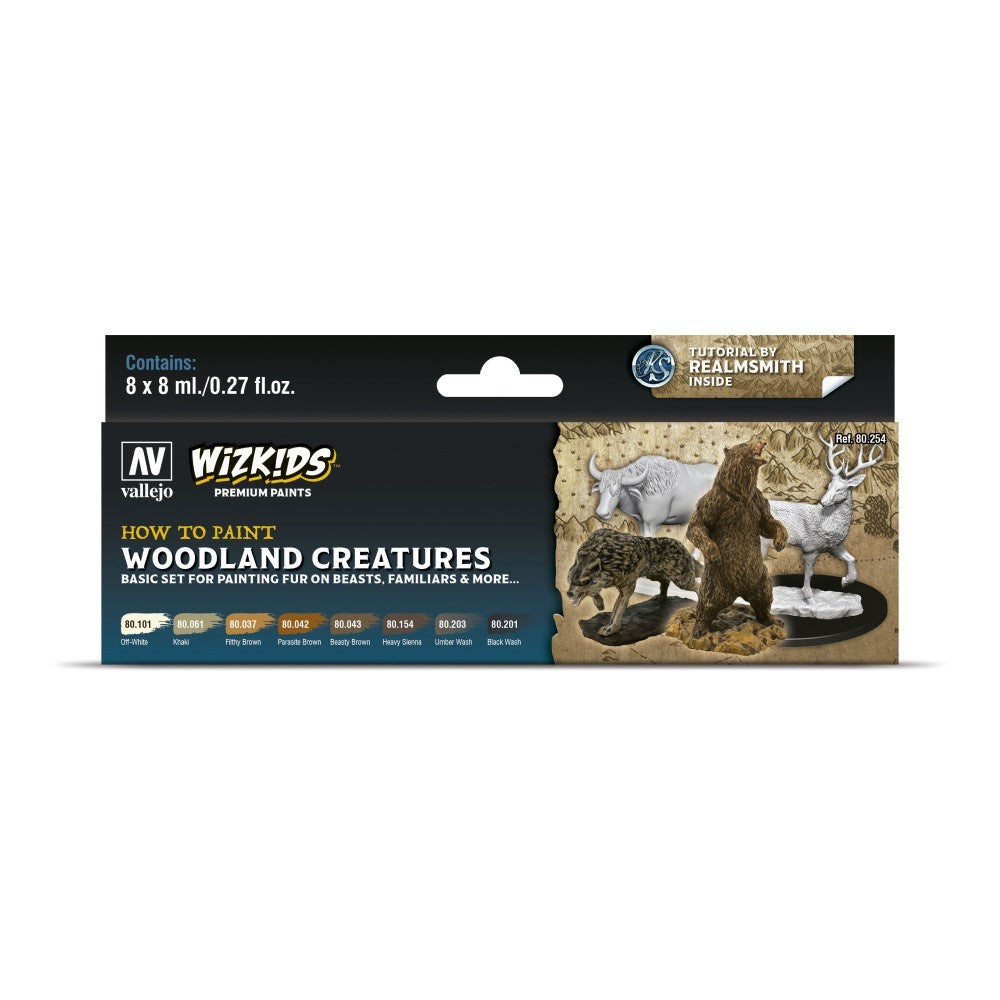 Wizkids Premium Paint Set by Vallejo: Woodland Creatures - Good Games