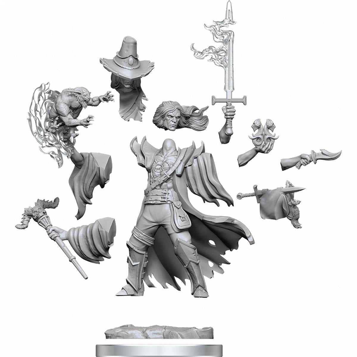 Dungeons &amp; Dragons Frameworks Human Warlock Male