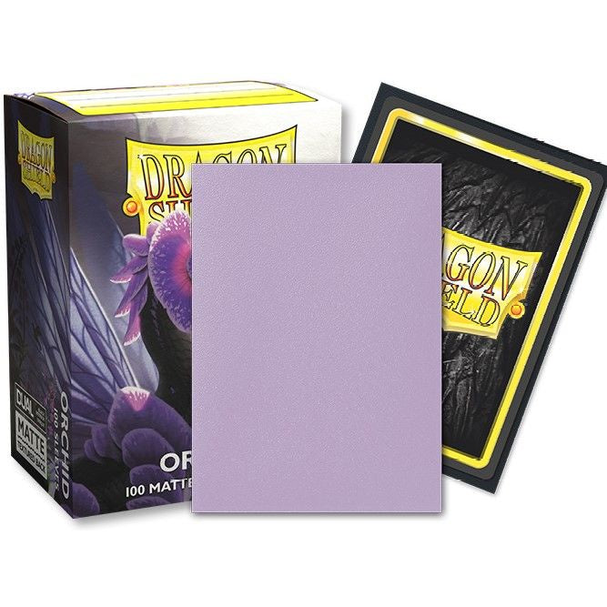 Dragon Shield - Sleeves - Standard Size Dual Matte Orchid Purple Emme (100) - Good Games