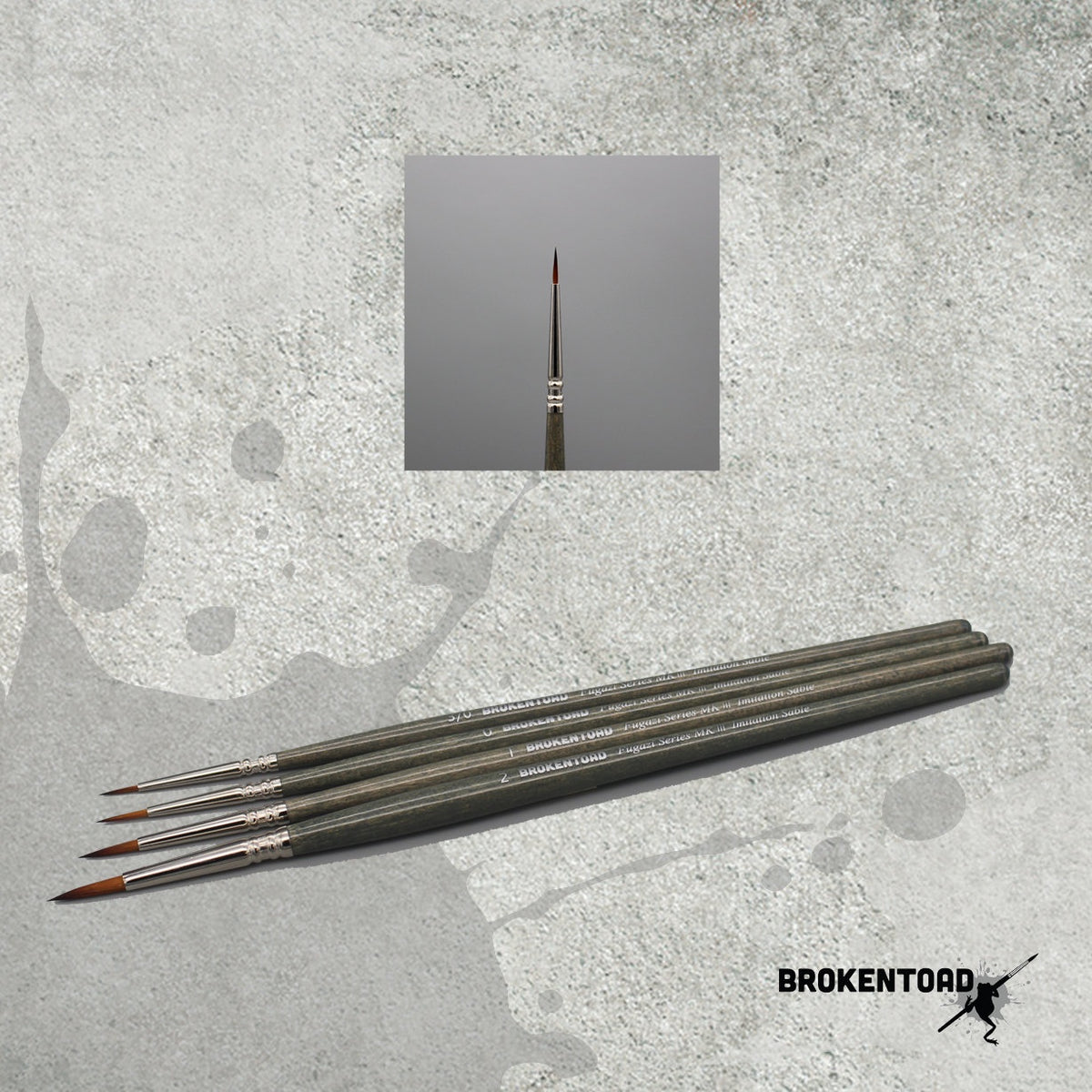 Broken Toad - Fugazi Series MK3 Brush - Size 3/0