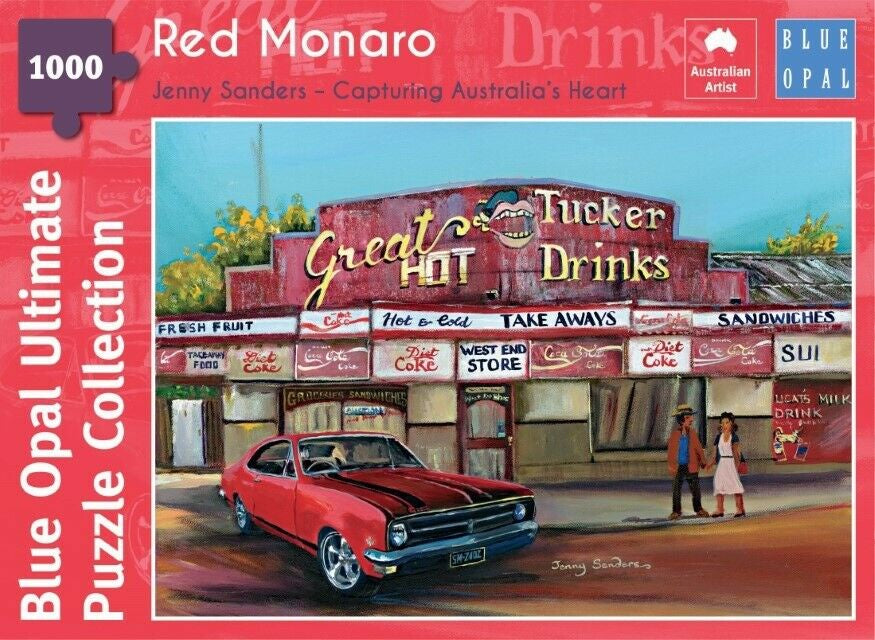 Blue Opal - Jenny Sanders Red Monaro 1000 Piece Jigsaw - Good Games