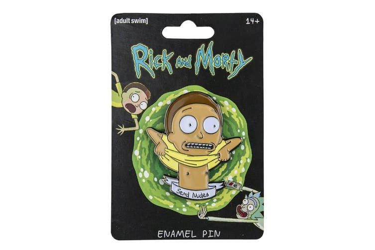 Rick & Morty- Send Nudes Enamel Pin - Good Games