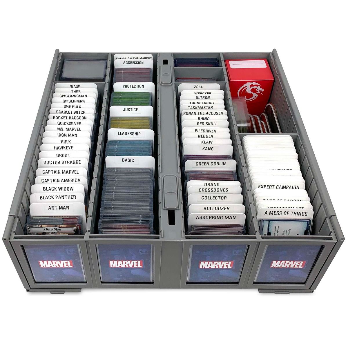 BCW Collectible Card Bin - Grey - Good Games