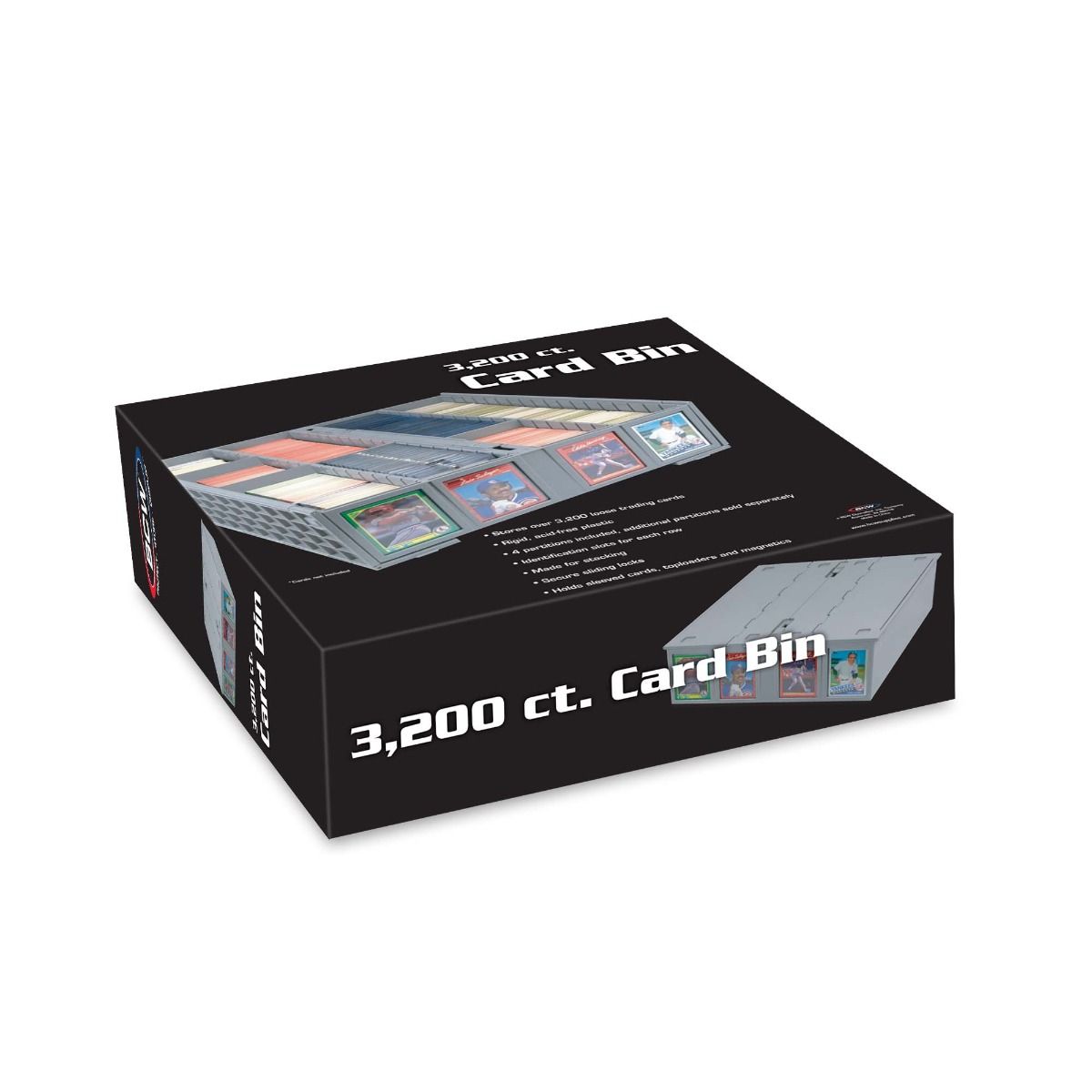 BCW Collectible Card Bin - Grey - Good Games