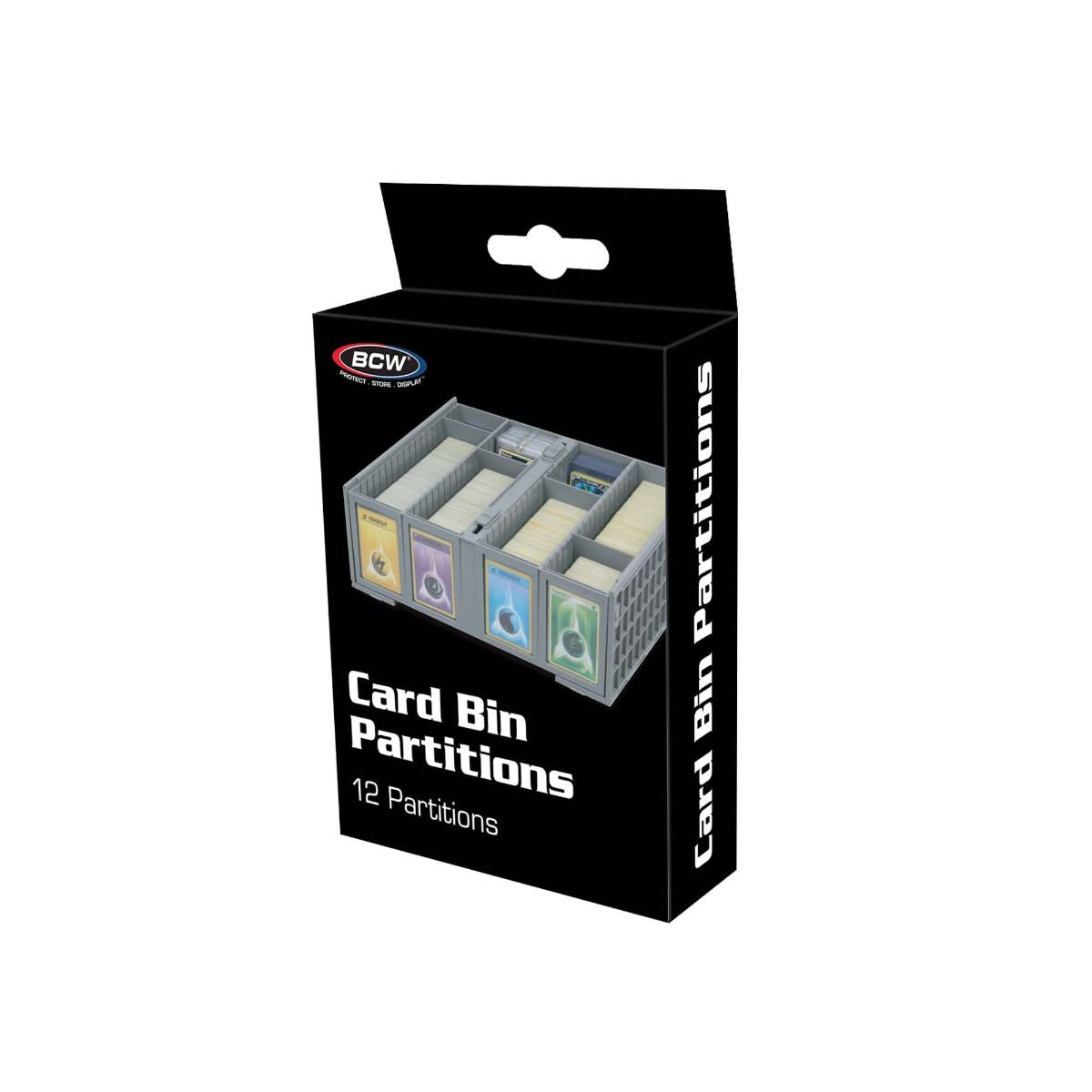 BCW Collectible Card Bin - Partitions - Good Games