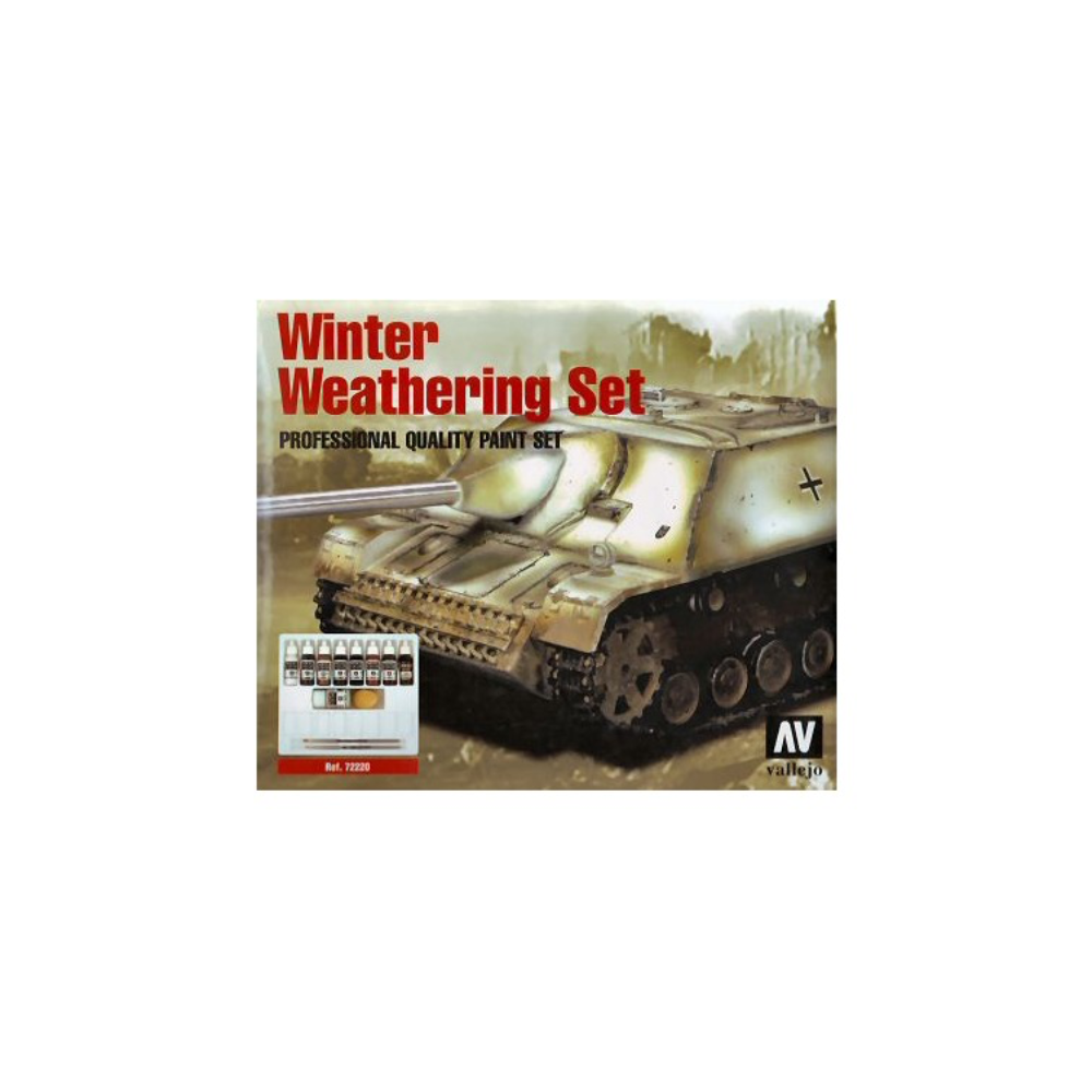 Vallejo Model Colour Winter Weathering Set + Instructions BoSet - Good Games