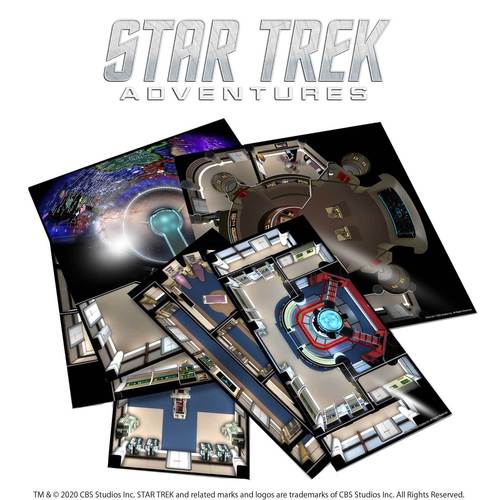 Star Trek Adventures Next Generation Starfleet Deck Tiles - Good Games