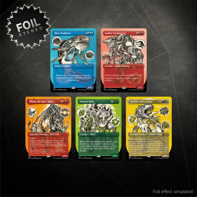 Magic: The Gathering - Secret Lair - Monster Anatomy 101 Foil Etched Edition - Good Games