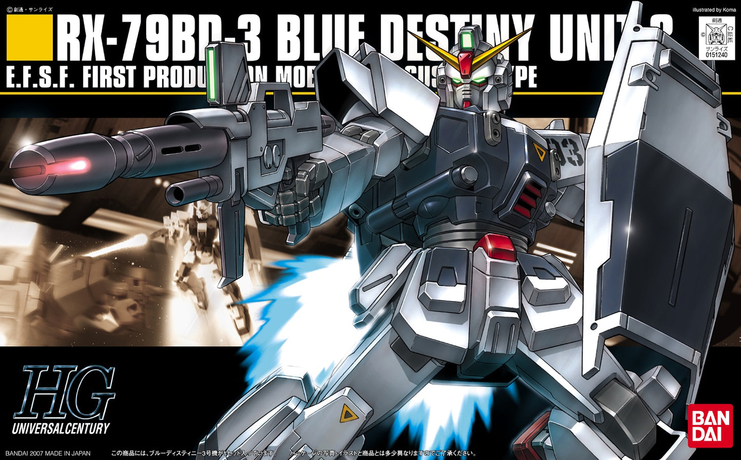 Bandai 1/144 HGUC Blue Destiny Unit 3 - Good Games