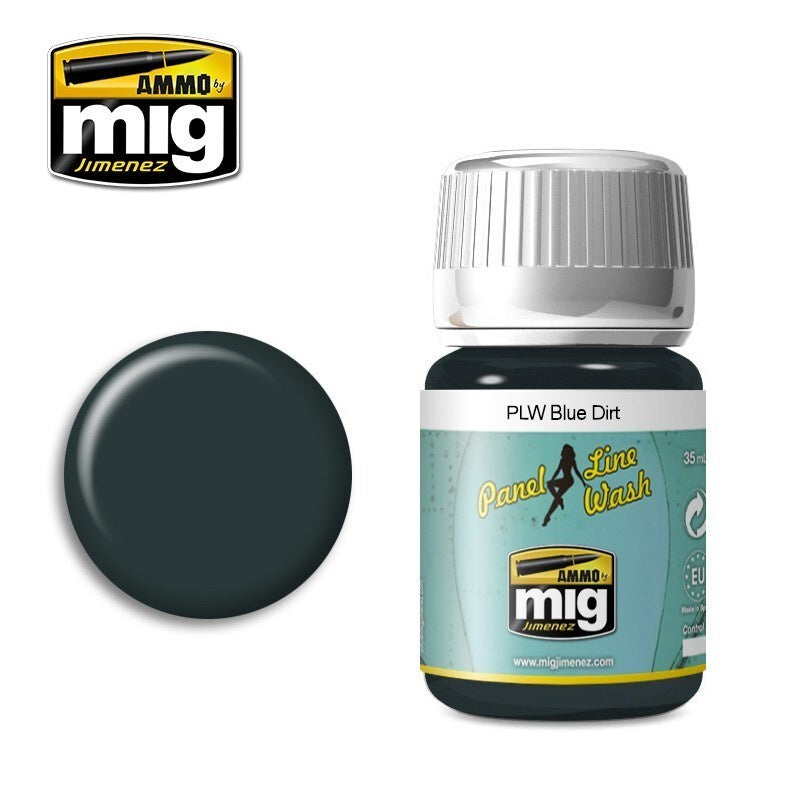 Ammo by MIG Panel Line Wash Blue Dirt 35ml - Good Games