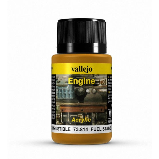 Vallejo Weathering Effects Fuel Stains 40 Ml - Good Games