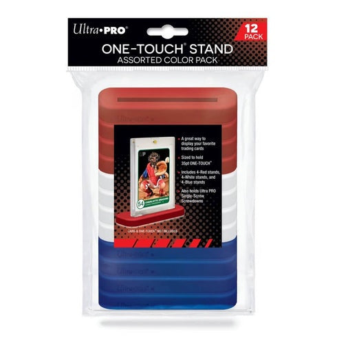 One Touch Stand - 35Pt Asst Colour 12 Pack - Good Games